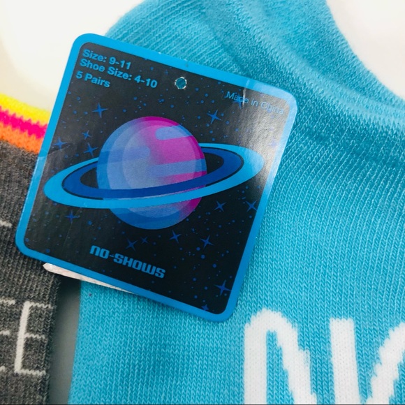 2 Pair NASA Footie Socks Sz. 4-10 NEW - Picture 4 of 8